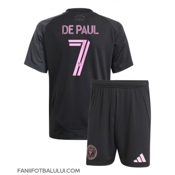 Inter Miami Rodrigo De Paul #7 Echipament de Fotbal Replică 2025-26 Copii Deplasare (+ Șorturi)